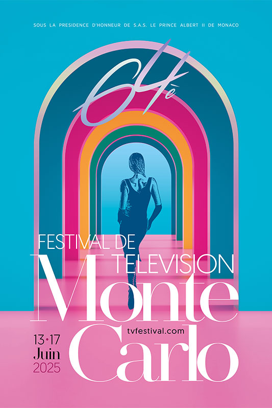 Affiche officielle du 64e Festival de Télévision de Monte-Carlo